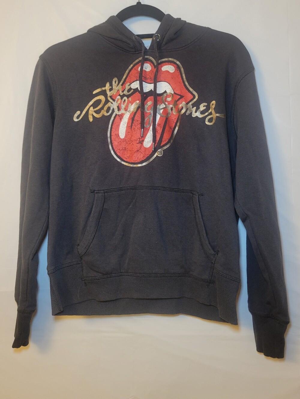 The Rolling Stones Black Logo Hoodie - Women's Sweater